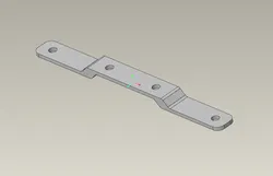 1950s Nash Metropolitan Rear License Plate Mount