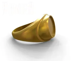 blank for ring signet ring 3D Print Model in Rings 350204