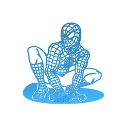 Free Characters & Creatures STL Download - spider manby 3D_printingman123