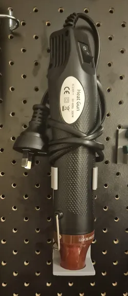 Heat Gun Pegboard Holder