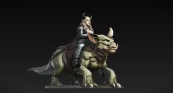 Infernal Beast Rider – Fantasy Display Model