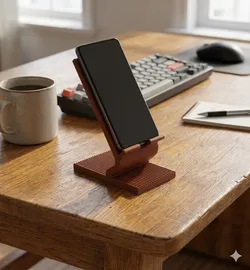 Modern Ribbed Desktop Phone Stand