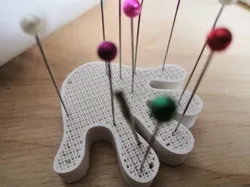 Pincushion in a hand shape