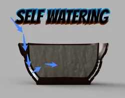 self watering planter pot