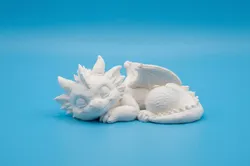 Sleeping Baby Dragon Figurine – Chibi Dragon