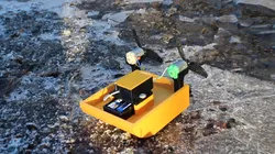 small RC Airboat