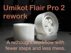 Umikot Flair Pro 2 rework (spirographic wdt tool) Umikot Flair Pro 3 rework
