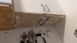 Under-cabinet Cutting Board Mount - Free up some counter space!