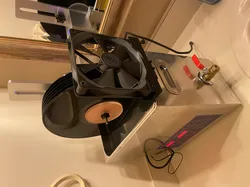 Vinyl Record Ultrasonic Cleaner Fan Mount