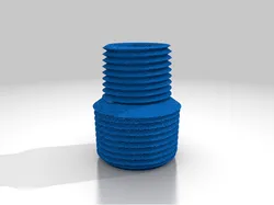 1/2" NPT to 3/4" NPT adapter (male-male)