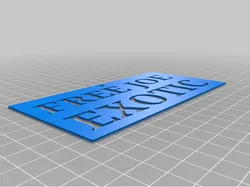 FREE JOE EXOTIC 3D PRINT