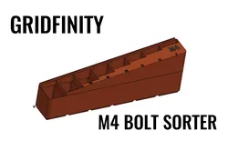 Gridfinity M4 Bolt Sorter (8-40mm)