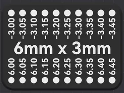 Magnet Testing Block - 6mm x 3mm