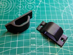 Minimalistic Underdesk Cable Clamp