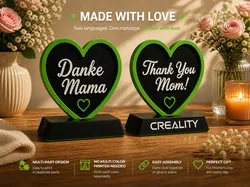 Mother's Day Heart Sign – Thank You Mom (Multi-Part)