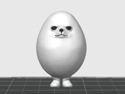 Perro Huevo - Modelo de impresión 3D gratuito