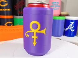PRINCE Can Holder Koozie Coozie Purple Rain