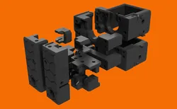 Prusa XL modified CoreXY parts for new O-rings or Washers with LDO Idler Pulleys 10mm