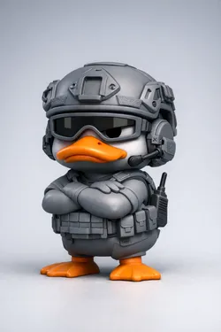 Quack Ops – Tactical Duck Keychain