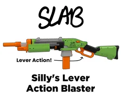 SLAB - Silly's Lever Action Blaster (Nerf Homemade)