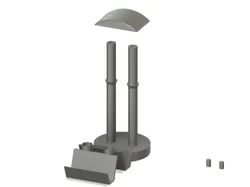 soporte para auriculares y controlador - Modelo de impresión 3D gratuito