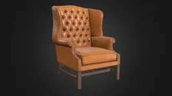 Winston low poly armchair Ver.2