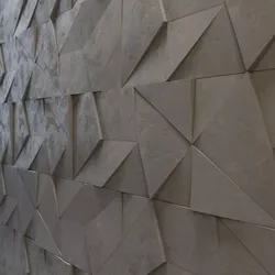 Abstract 3D Wall panel Low-poly 3D model