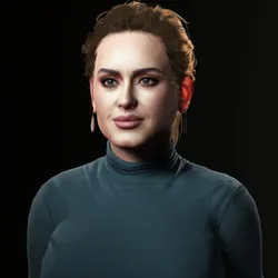 Adele Character Low-poly
