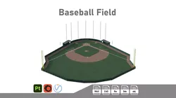 Baseball Field  3D model