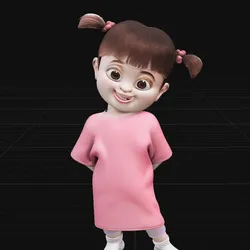 Boo, the little girl inspired by Monsters & Co (Fan-Art)