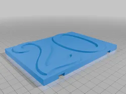 changeable house number with sliding mount