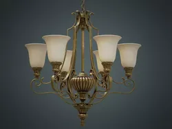 Classic Chandelier 02 - Game Ready Low-poly 3D model