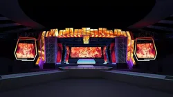 Concert stage design 3D model