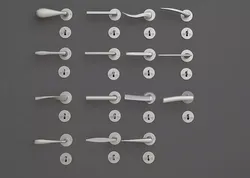 Doorhandles door handle and lock 3D model