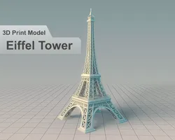Eiffel Tower 3D print model