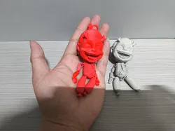 Fișiere pentru imprimante 3D | Fișier 3MF | 哪吒版敖丙含钥匙扣版（铰链模型）