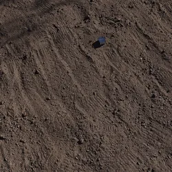 Ground square piece of dirt 3D model