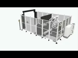 Industrial - FULL Procees 3D Simulation Sport Welding Robot ABB  3D model