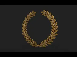 Laurel Wreath 3D model