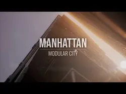 Manhattan - Modular City Low-poly 3D model