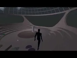 Metaverse Auditorium Low-poly 3D model