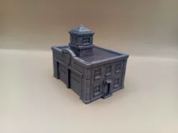 Miniatura de estación de bomberos - Modelo de impresión 3D gratuito
