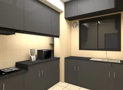 Modern kitchen Cabinet - Modern Interior Scene - Architectural kitchen Visualization