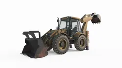 Multi functional engineering vehicle excavator