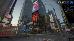 NYC Broadway 7th Av Times Square V2 3D model