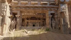 old temple ancient ruins made in blender  3D model