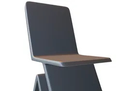 Other STL تنزيل - Modern Geometric Z-Chair - MeAmelia