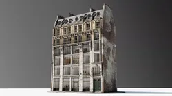 Parisian Commercial Resident Building 3D model