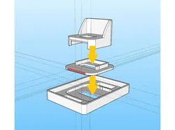 Raspberry Camera Module 3 Enclosure / Casing with separate holder for mini tripod / No screws