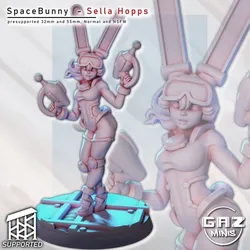 🚀 Retro Space bunny Hopps
